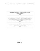 SYSTEMS AND METHODS FOR DETERMINING ACTIVITY LEVEL AT A MERCHANT LOCATION     BY LEVERAGING REAL-TIME TRANSACTION DATA diagram and image