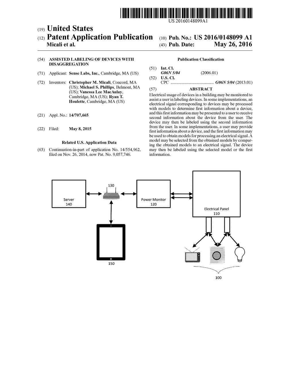 ASSISTED LABELING OF DEVICES WITH DISAGGREGATION - diagram, schematic, and image 01