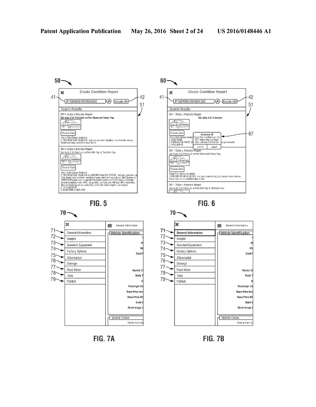 METHOD AND SYSTEM FOR PROVIDING CONDITION REPORTS FOR VEHICLES - diagram, schematic, and image 03