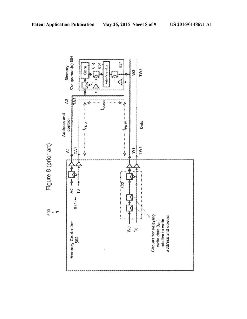 MEMORY CONTROLLER WITH CLOCK-TO-STROBE SKEW COMPENSATION - diagram, schematic, and image 09