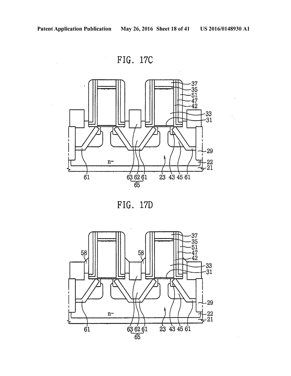 SEMICONDUCTOR DEVICES INCLUDING A STRESSOR IN A RECESS AND METHODS OF     FORMING THE SAME - diagram, schematic, and image 19