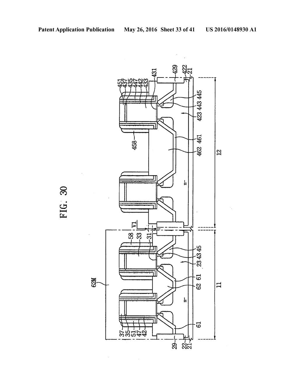 SEMICONDUCTOR DEVICES INCLUDING A STRESSOR IN A RECESS AND METHODS OF     FORMING THE SAME - diagram, schematic, and image 34