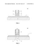 VERTICAL FIELD EFFECT TRANSISTORS WITH CONTROLLED OVERLAP BETWEEN GATE     ELECTRODE AND SOURCE/DRAIN CONTACTS diagram and image