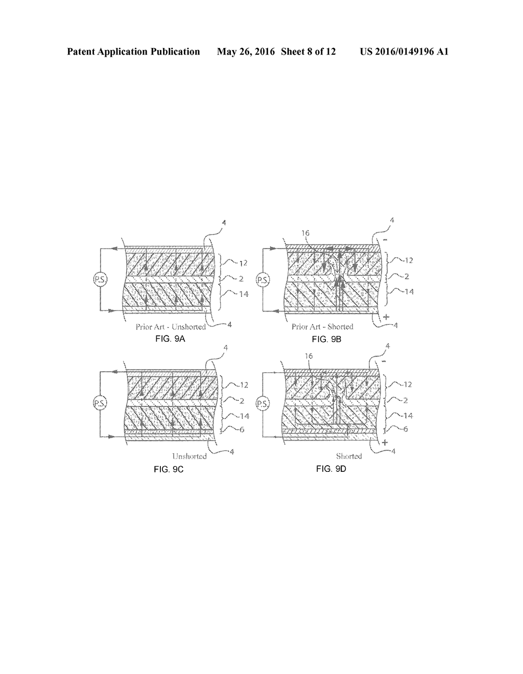 RECHARGEABLE BATTERY WITH INTERNAL CURRENT LIMITER AND INTERRUPTER - diagram, schematic, and image 09