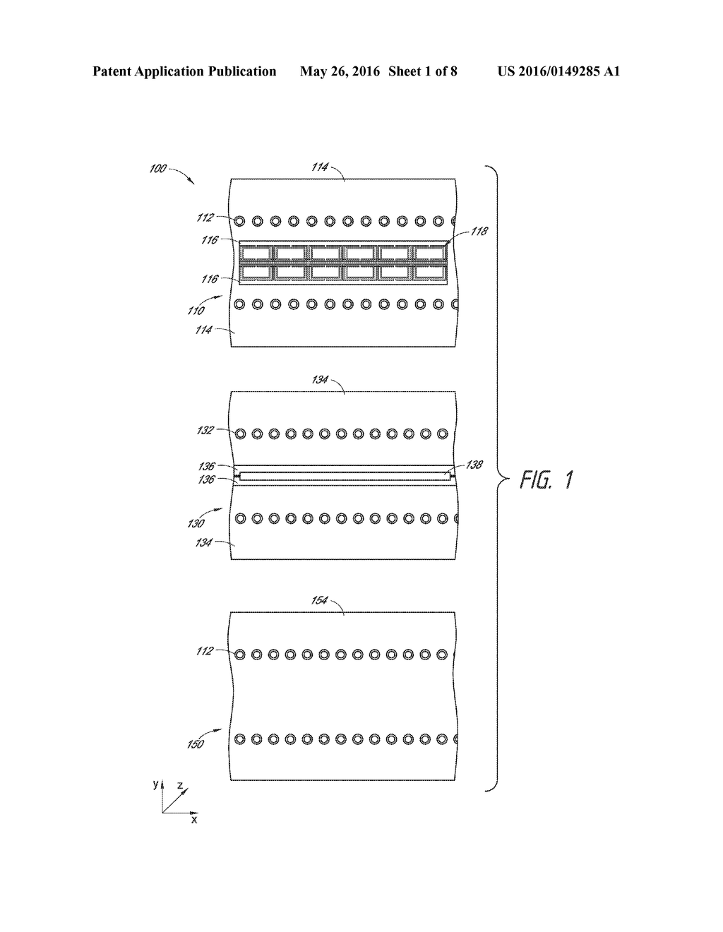 THIN, FLEXIBLE TRANSMISSION LINE FOR BAND-PASS SIGNALS - diagram, schematic, and image 02