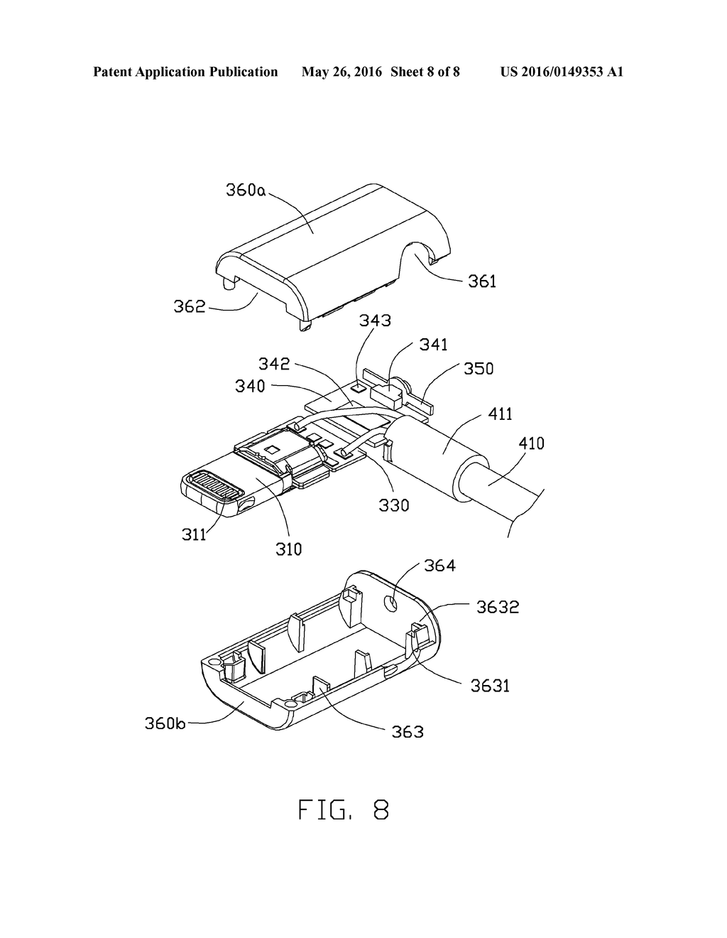 CABLE CONNECTOR ASSEMBLY WITH IMPROVED INDICATION EFFECT - diagram, schematic, and image 09