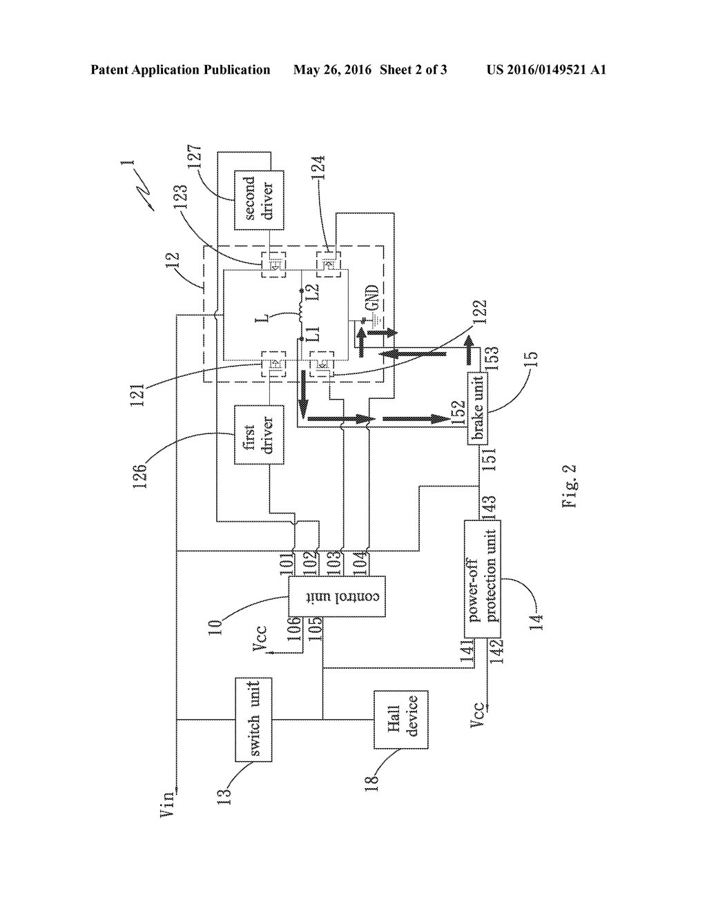 POWER-OFF BRAKE CIRCUIT FOR DC FAN - diagram, schematic, and image 03