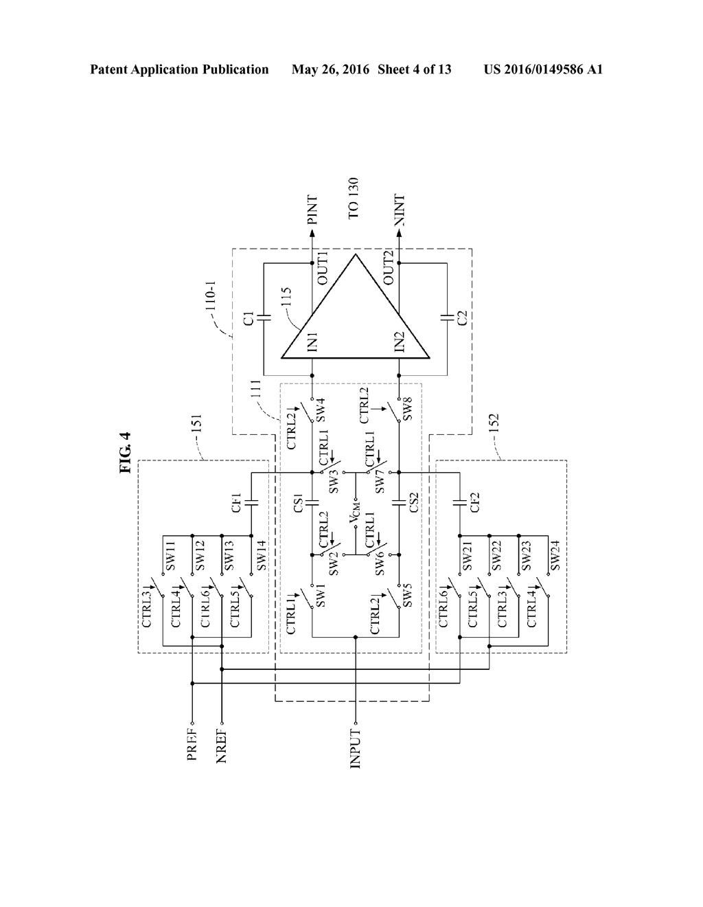DELTA-SIGMA MODULATOR HAVING DIFFERENTIAL OUTPUT - diagram, schematic, and image 05