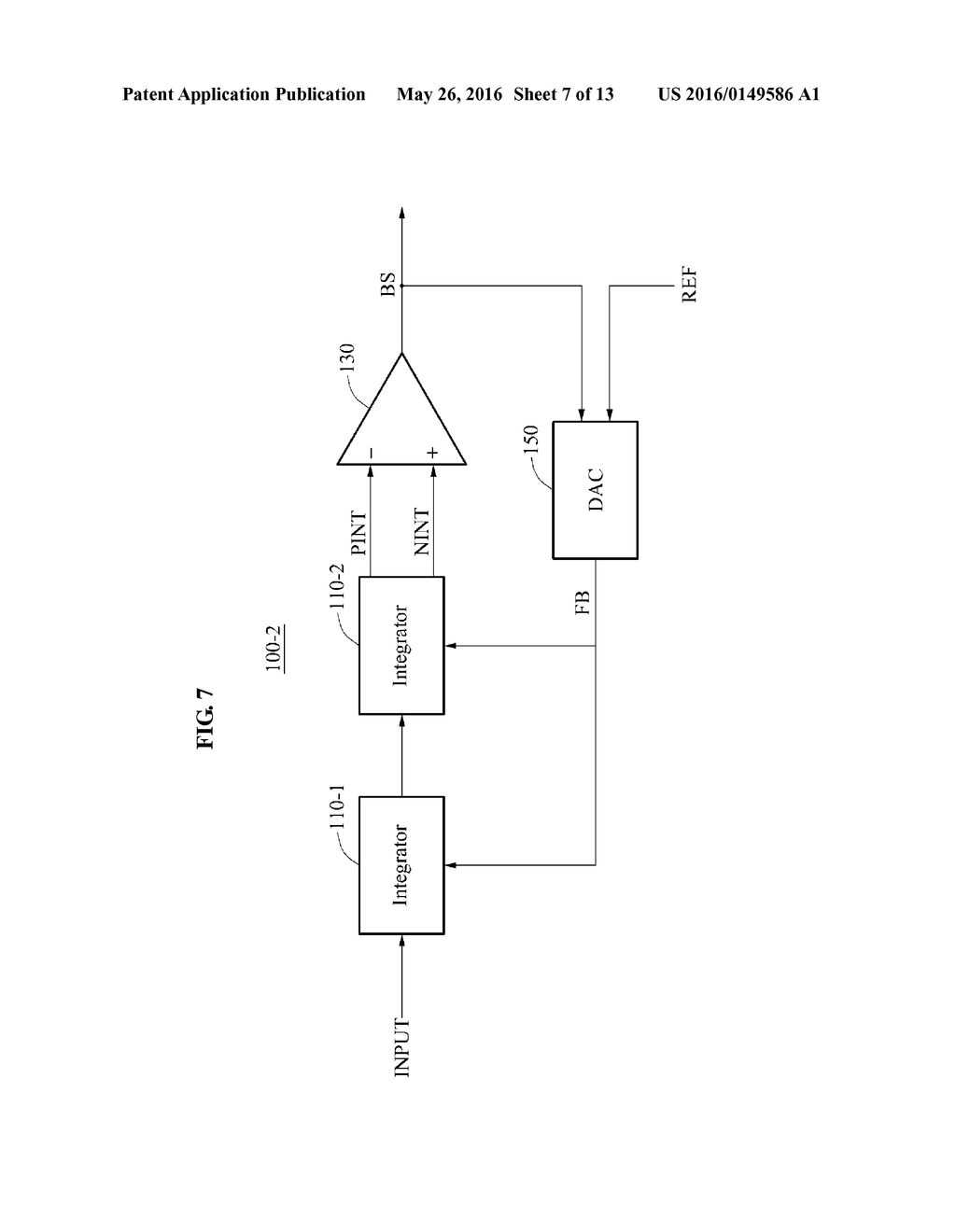 DELTA-SIGMA MODULATOR HAVING DIFFERENTIAL OUTPUT - diagram, schematic, and image 08