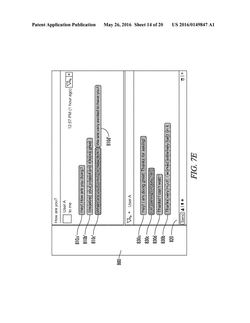 METHOD AND SYSTEM FOR CORRELATING CONVERSATIONS IN MESSAGING ENVIRONMENT - diagram, schematic, and image 15