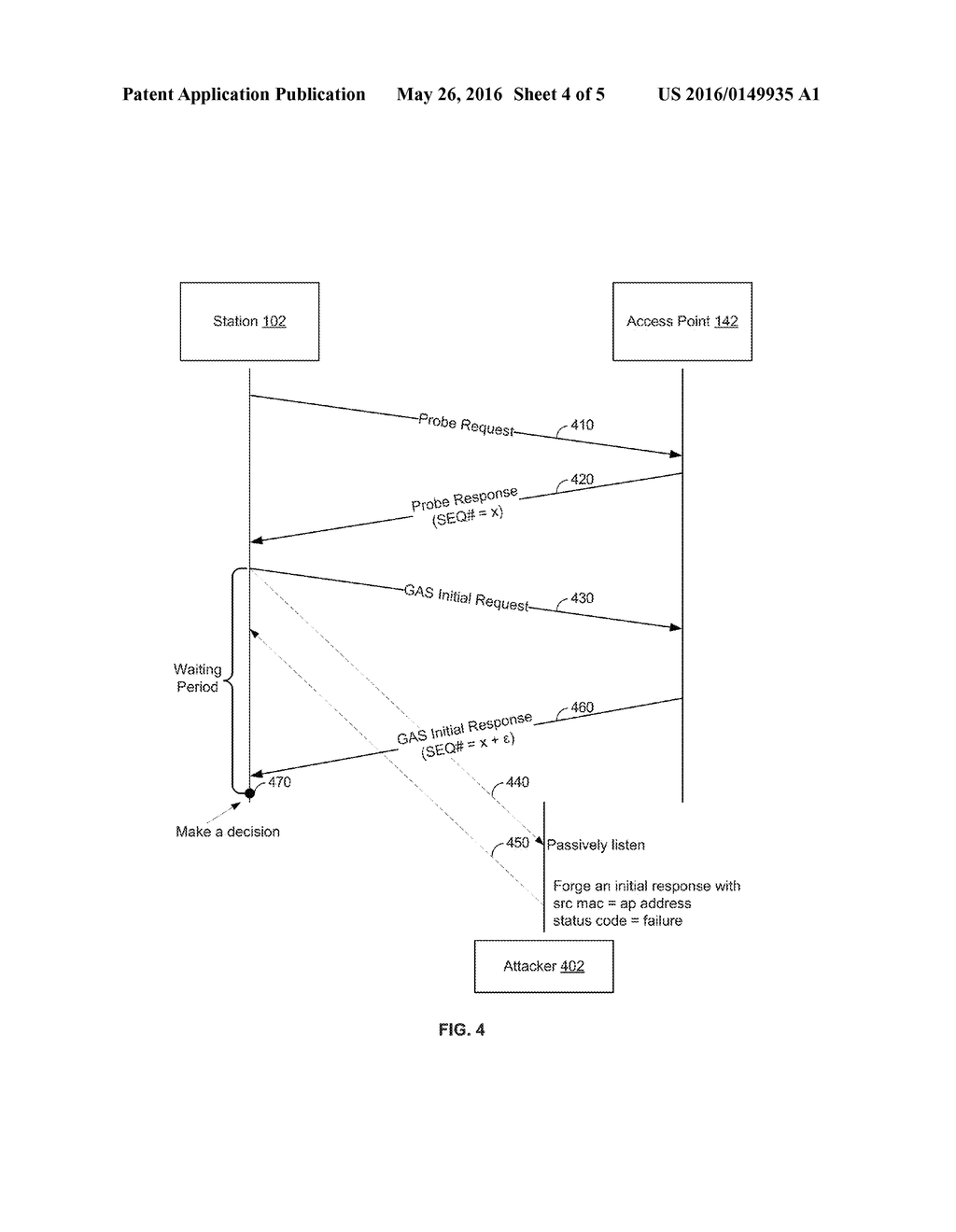 DETERMINING A LEGITIMATE ACCESS POINT RESPONSE - diagram, schematic, and image 05