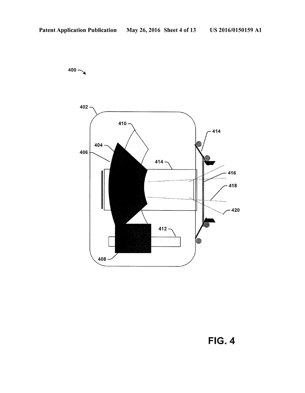 FRONT-PIVOT, MOTORIZED PAN-TILT CAMERA - diagram, schematic, and image 05