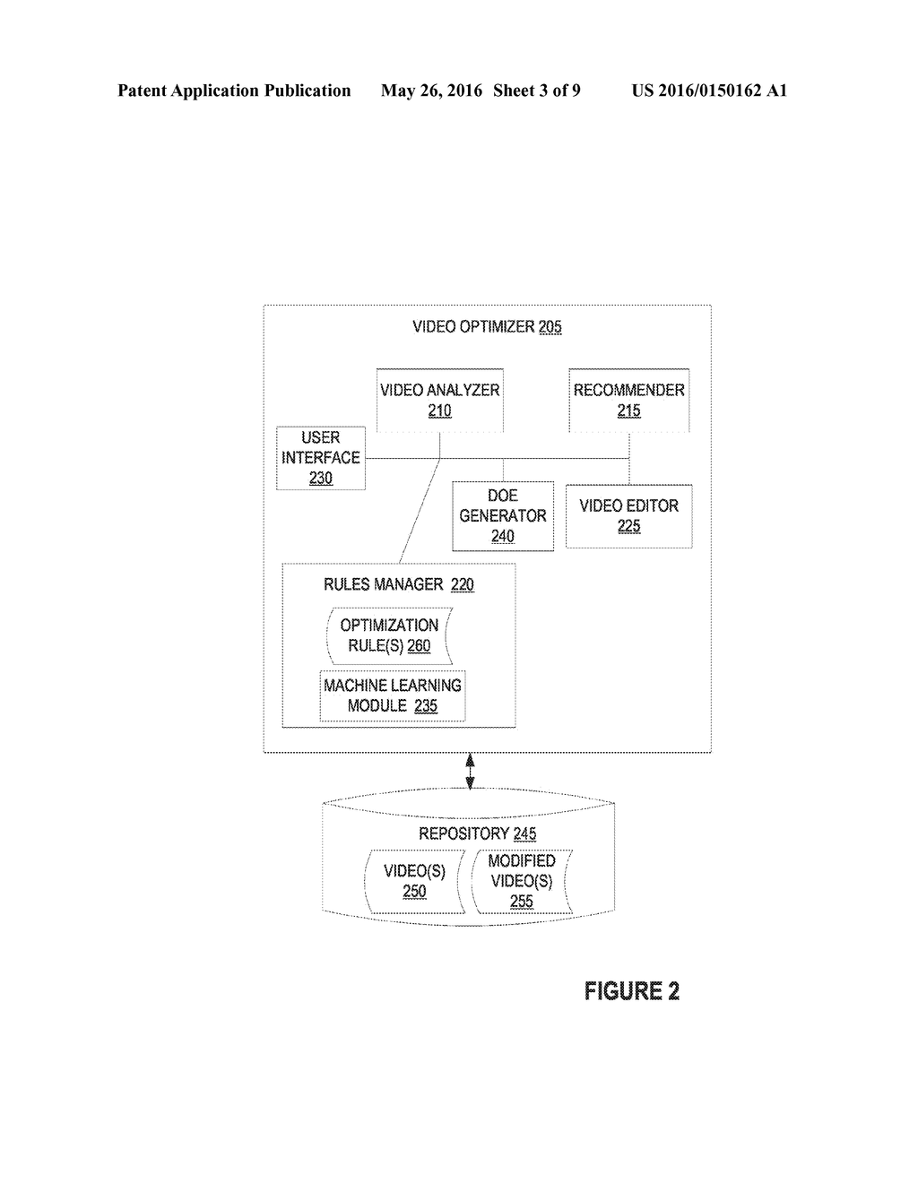 SYSTEM AND METHOD FOR OPTIMIZING VIDEOS - diagram, schematic, and image 04