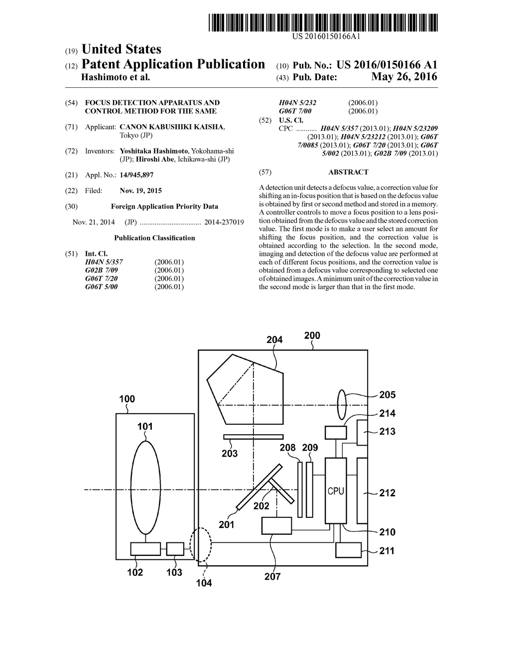 FOCUS DETECTION APPARATUS AND CONTROL METHOD FOR THE SAME - diagram, schematic, and image 01