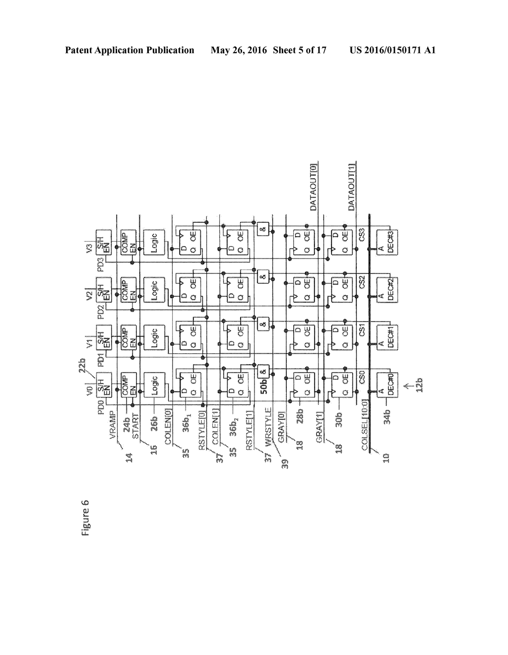 READ-OUT CIRCUITRY FOR AN IMAGE SENSOR - diagram, schematic, and image 06