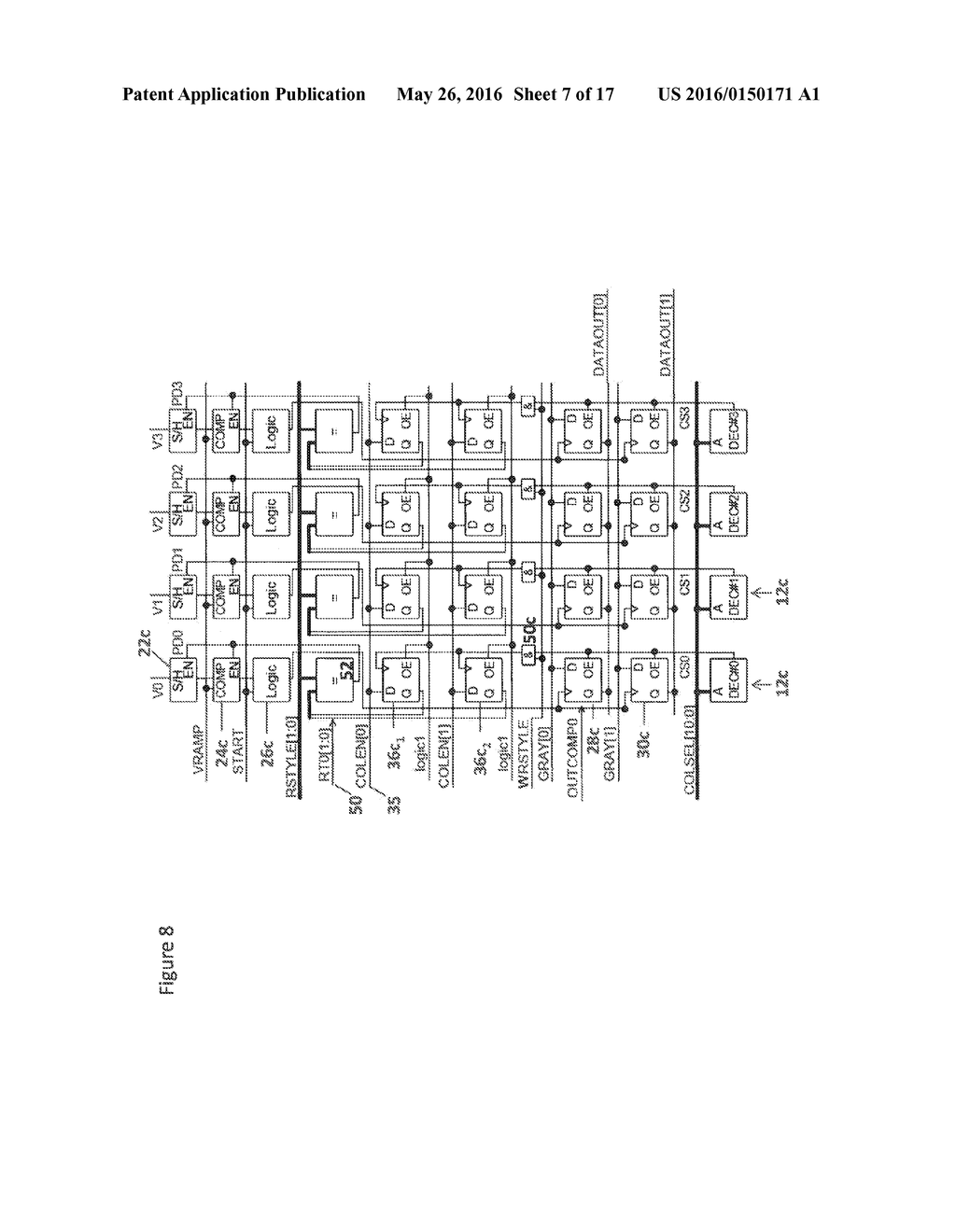 READ-OUT CIRCUITRY FOR AN IMAGE SENSOR - diagram, schematic, and image 08