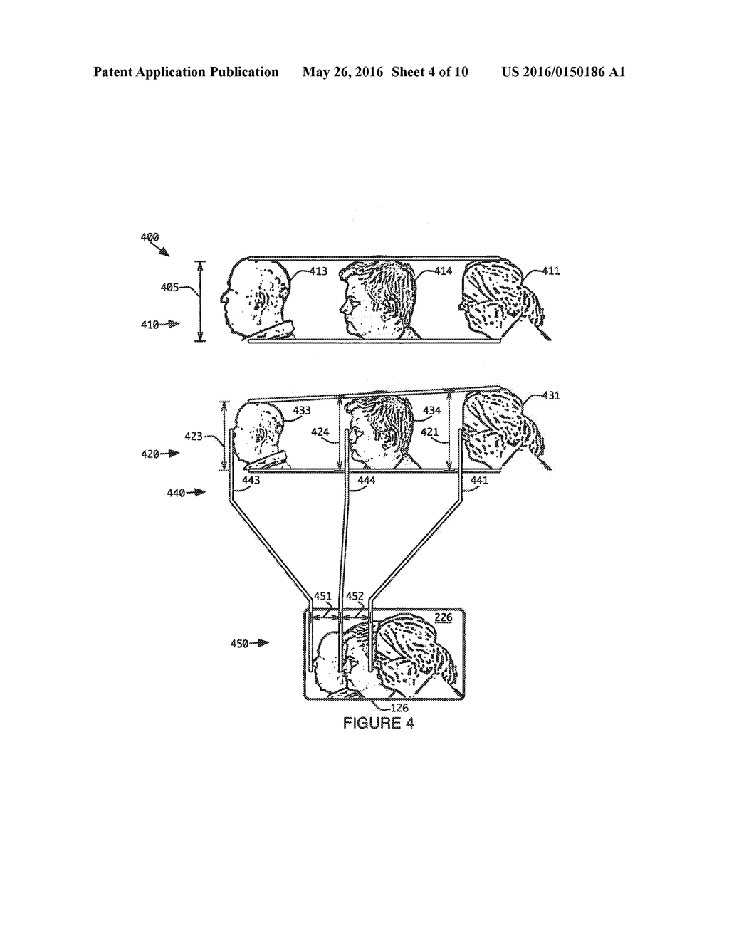 TIERING AND MANIPULATION OF PEER'S HEADS IN A TELEPRESENCE SYSTEM - diagram, schematic, and image 05