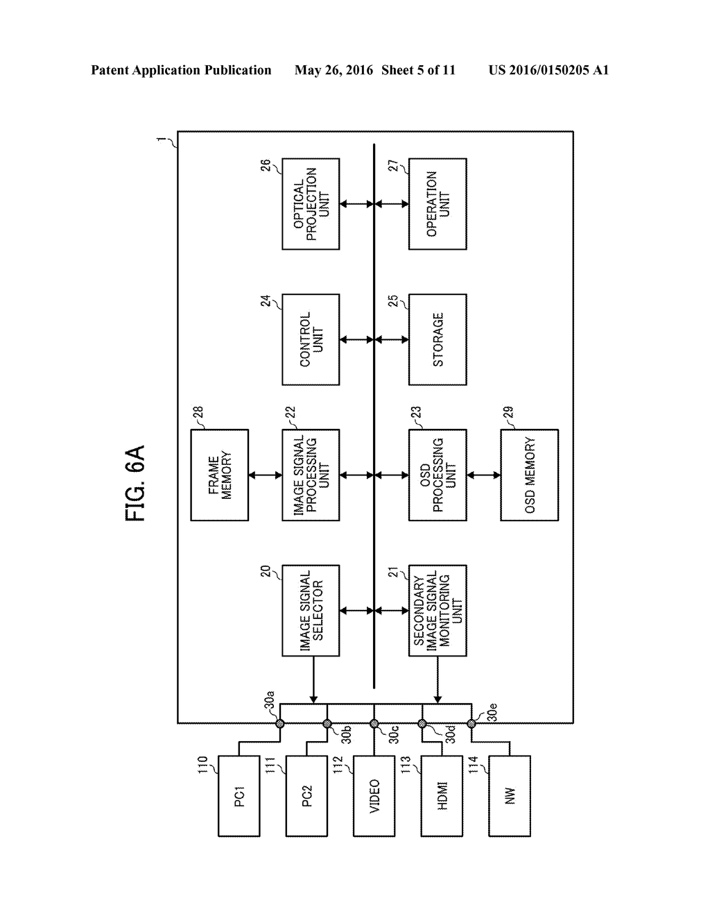 IMAGE PROJECTION APPARATUS, AND IMAGE PROJECTION METHOD, AND IMAGE DISPLAY     APPARATUS - diagram, schematic, and image 06