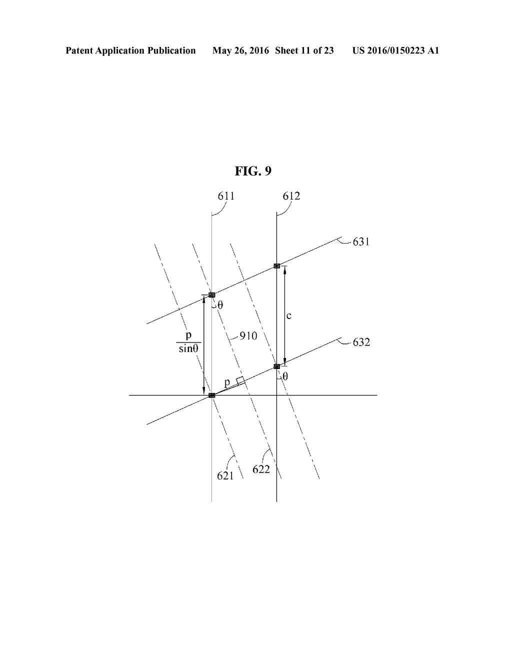 METHOD OF DETERMINING CALIBRATION PARAMETER FOR THREE-DIMENSIONAL (3D)     DISPLAY DEVICE AND 3D DISPLAY DEVICE USING THE METHOD - diagram, schematic, and image 12