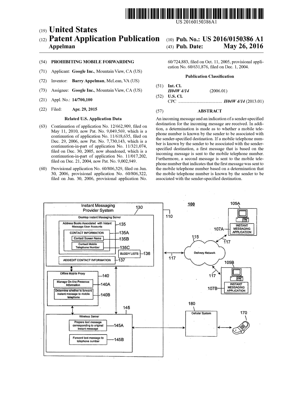 Prohibiting Mobile Forwarding - diagram, schematic, and image 01