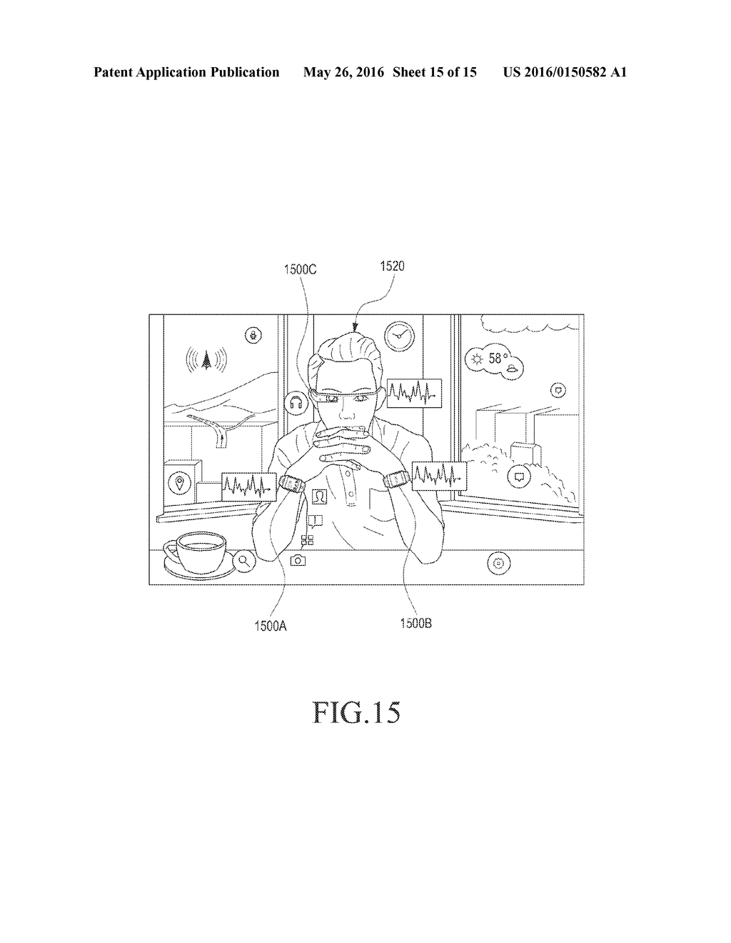 ELECTRONIC DEVICE FOR ESTABLISHING COMMUNICATION BY ELECTRONIC DEVICE - diagram, schematic, and image 16