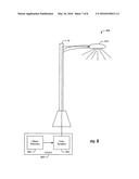 LIGHTING APPARATUS AND METHODS PROVIDING VARIABLE ILLUMINATION     CHARACTERISTICS BASED ON OBJECT DETECTION diagram and image