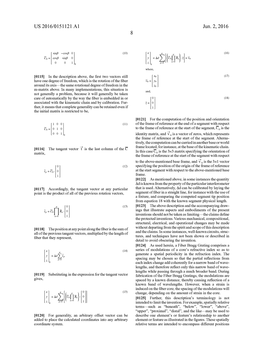 Method And System For Absolute Three-Dimensional Measurements Using A     Twist-Insensitive Shape Sensor - diagram, schematic, and image 16