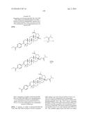 COMPOSITIONS HAVING C-17 AND C-3 MODIFIED TRITERPENOIDS WITH HIV     MATURATION INHIBITORY ACTIVITY diagram and image