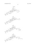 COMPOSITIONS HAVING C-17 AND C-3 MODIFIED TRITERPENOIDS WITH HIV     MATURATION INHIBITORY ACTIVITY diagram and image