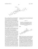 COMPOSITIONS HAVING C-17 AND C-3 MODIFIED TRITERPENOIDS WITH HIV     MATURATION INHIBITORY ACTIVITY diagram and image