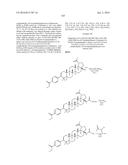 COMPOSITIONS HAVING C-17 AND C-3 MODIFIED TRITERPENOIDS WITH HIV     MATURATION INHIBITORY ACTIVITY diagram and image