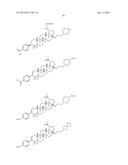 COMPOSITIONS HAVING C-17 AND C-3 MODIFIED TRITERPENOIDS WITH HIV     MATURATION INHIBITORY ACTIVITY diagram and image