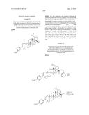 COMPOSITIONS HAVING C-17 AND C-3 MODIFIED TRITERPENOIDS WITH HIV     MATURATION INHIBITORY ACTIVITY diagram and image