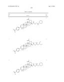 COMPOSITIONS HAVING C-17 AND C-3 MODIFIED TRITERPENOIDS WITH HIV     MATURATION INHIBITORY ACTIVITY diagram and image