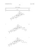 COMPOSITIONS HAVING C-17 AND C-3 MODIFIED TRITERPENOIDS WITH HIV     MATURATION INHIBITORY ACTIVITY diagram and image