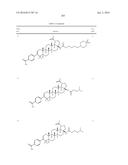 COMPOSITIONS HAVING C-17 AND C-3 MODIFIED TRITERPENOIDS WITH HIV     MATURATION INHIBITORY ACTIVITY diagram and image