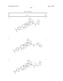 COMPOSITIONS HAVING C-17 AND C-3 MODIFIED TRITERPENOIDS WITH HIV     MATURATION INHIBITORY ACTIVITY diagram and image