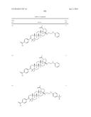 COMPOSITIONS HAVING C-17 AND C-3 MODIFIED TRITERPENOIDS WITH HIV     MATURATION INHIBITORY ACTIVITY diagram and image