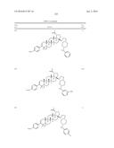 COMPOSITIONS HAVING C-17 AND C-3 MODIFIED TRITERPENOIDS WITH HIV     MATURATION INHIBITORY ACTIVITY diagram and image