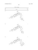 COMPOSITIONS HAVING C-17 AND C-3 MODIFIED TRITERPENOIDS WITH HIV     MATURATION INHIBITORY ACTIVITY diagram and image