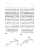 COMPOSITIONS HAVING C-17 AND C-3 MODIFIED TRITERPENOIDS WITH HIV     MATURATION INHIBITORY ACTIVITY diagram and image