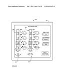 UNWRAPPED 2D VIEW OF A STIMULATION LEAD WITH COMPLEX ELECTRODE ARRAY     GEOMETRY diagram and image