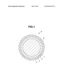 MULTI-PIECE SOLID GOLF BALL diagram and image