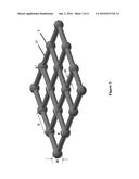 MEMBRANE MODULES UTILIZING INNOVATIVE GEOMETRIES OF NET-TYPE FEED SPACERS     FOR IMPROVED PERFORMANCE IN SEPARATIONS AND SPACER-FABRICATION METHODS     THEREIN diagram and image