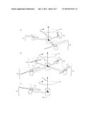 VOLITANT VEHICLE ROTATING ABOUT AN AXIS AND METHOD FOR CONTROLLING THE     SAME diagram and image