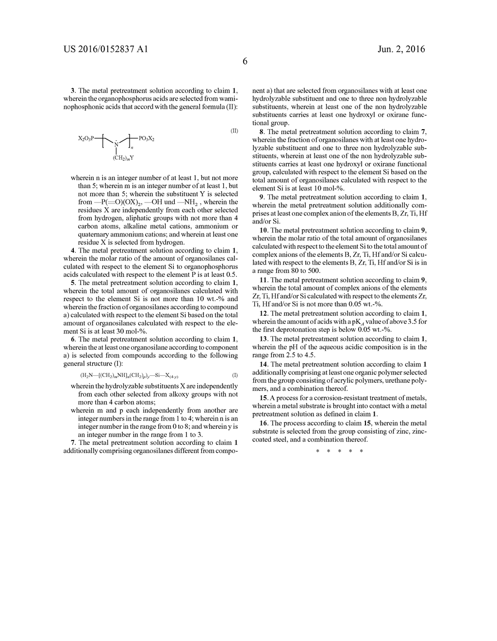 METAL PRETREATMENT COMPOSITIONS COMPRISING SILANES AND ORGANOPHOSPORUS     ACIDS - diagram, schematic, and image 07
