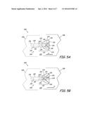 GAS TURBINE ENGINE COMPONENT WITH CONVERGING/DIVERGING COOLING PASSAGE diagram and image