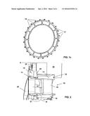 FIRST STAGE TURBINE VANE ARRANGEMENT diagram and image