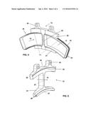 FIRST STAGE TURBINE VANE ARRANGEMENT diagram and image