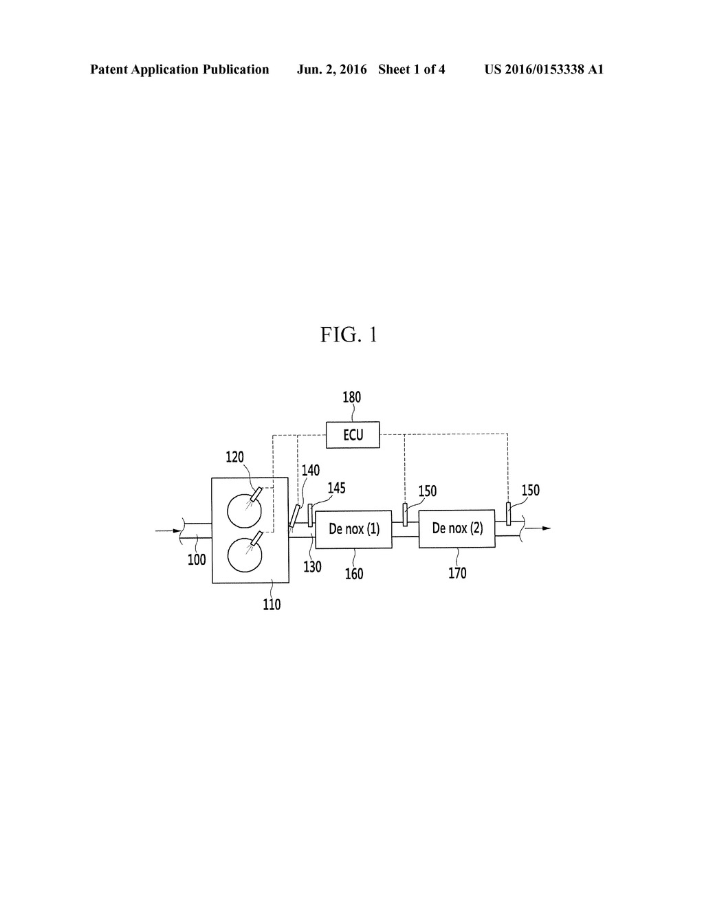 NITROGEN OXIDE PURIFICATION SYSTEM AND CONTROL METHOD OF THE SAME - diagram, schematic, and image 02